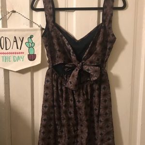 Tie back dress